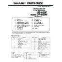 Sharp UP-800 (serv.man28) Parts Guide