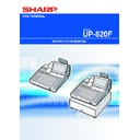 Sharp UP-800 (serv.man30) User Guide / Operation Manual