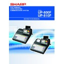Sharp UP-800 (serv.man32) User Guide / Operation Manual