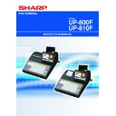 Sharp UP-800 (serv.man34) User Guide / Operation Manual