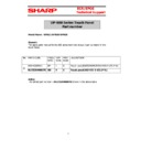 Sharp UP-800 (serv.man73) Technical Bulletin