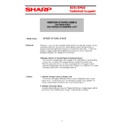 Sharp UP-800 (serv.man82) Technical Bulletin