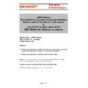 Sharp UP-800 (serv.man83) Technical Bulletin