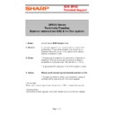 Sharp UP-800 (serv.man84) Technical Bulletin