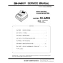 Sharp XE-A102 (serv.man2) Service Manual