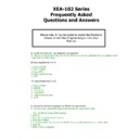 Sharp XE-A102 (serv.man5) FAQ