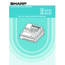Sharp XE-A137 (serv.man3) User Guide / Operation Manual