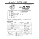 Sharp XE-A202 (serv.man2) Parts Guide