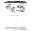 Sharp XE-A213 (serv.man3) Service Manual