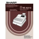 Sharp XE-A213 (serv.man6) User Guide / Operation Manual