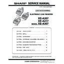 Sharp XE-A217 (serv.man4) Service Manual