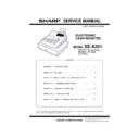 Sharp XE-A301 (serv.man3) Service Manual