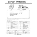 Sharp XE-A307 (serv.man4) Parts Guide
