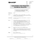 Sharp DOS HOSPITALITY (serv.man45) Technical Bulletin