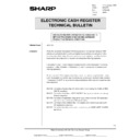 Sharp ER-A750 (serv.man18) Technical Bulletin