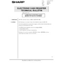 Sharp ER-A750 (serv.man23) Technical Bulletin