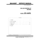 Sharp ER-A850 (serv.man3) Service Manual