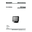 Sharp RZ-X660 (serv.man3) Service Manual