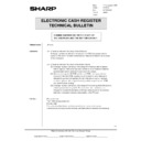 Sharp UP-5700 (serv.man15) Technical Bulletin