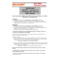 Sharp UP-X200 (serv.man37) Technical Bulletin