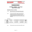 Sharp UP-X300 (serv.man110) Technical Bulletin