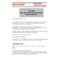 Sharp UP-X300 (serv.man111) Technical Bulletin