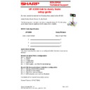 Sharp UP-X300 (serv.man4) Handy Guide