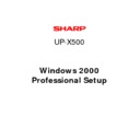 Sharp UP-X500 (serv.man10) User Guide / Operation Manual