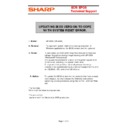 Sharp UP-X500 (serv.man15) Technical Bulletin
