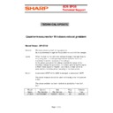 Sharp UP-X500 (serv.man18) Technical Bulletin