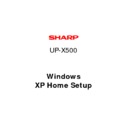 Sharp UP-X500 (serv.man8) User Guide / Operation Manual