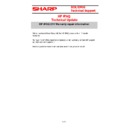 Sharp VENTA HANDHELD (serv.man58) Technical Bulletin