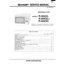 Sharp R-206 (serv.man2) Service Manual