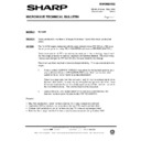 Sharp R-210AM (serv.man13) Technical Bulletin