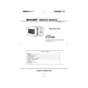 Sharp R-210AM Service Manual