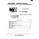 Sharp R-2195 (serv.man4) Service Manual