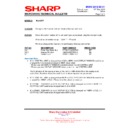 Sharp R-21ATP (serv.man5) Technical Bulletin