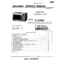Sharp R-2290G Service Manual