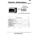 Sharp R-2397G Service Manual