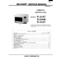Sharp R-23AM (serv.man2) Service Manual