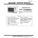 Sharp R-248D (serv.man2) Service Manual