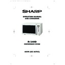 Sharp R-248D (serv.man4) User Guide / Operation Manual