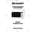 Sharp R-249 (serv.man2) User Guide / Operation Manual