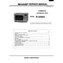 Sharp R-2498G (serv.man2) Service Manual