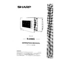 Sharp R-2498G (serv.man7) User Guide / Operation Manual
