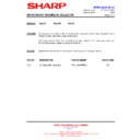 Sharp R-24AT (serv.man18) Technical Bulletin