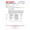 Sharp R-24AT (serv.man6) Technical Bulletin