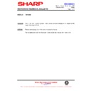 Sharp R-250AM (serv.man11) Technical Bulletin