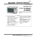 Sharp R-259M (serv.man2) Service Manual