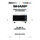 Sharp R-269A User Guide / Operation Manual
